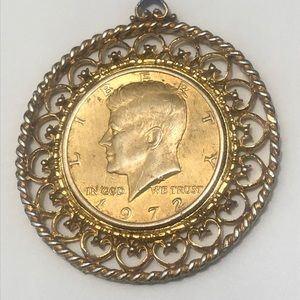 Rare JFK 1972 Commemorative pendant